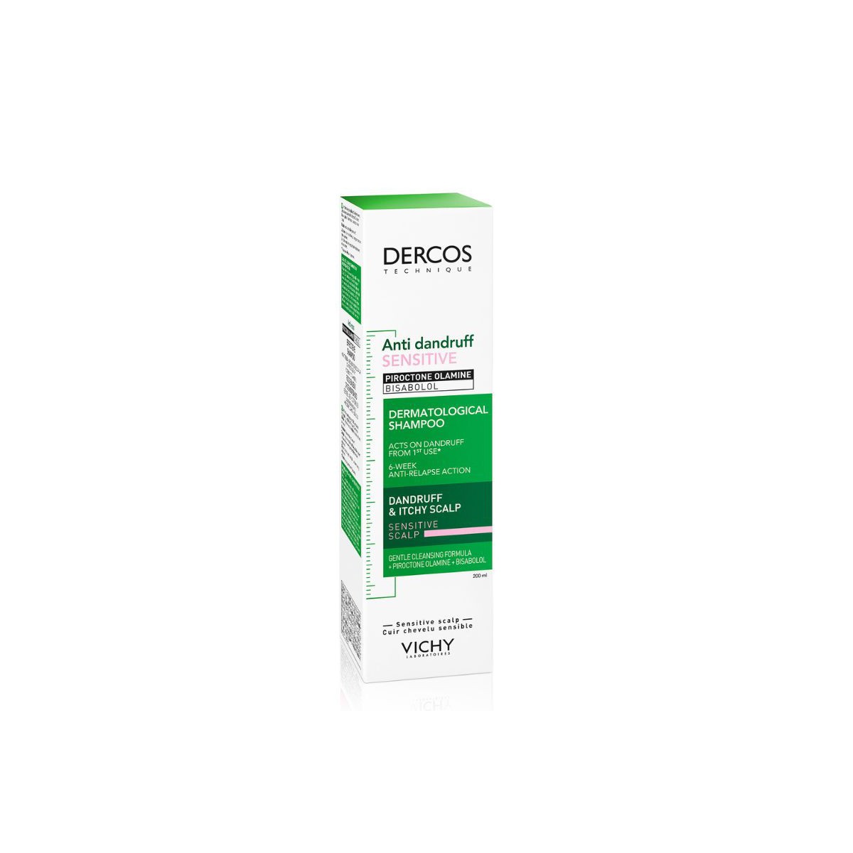 dercos champu sensitive anticaspa sin sulfatos en h5farmacia