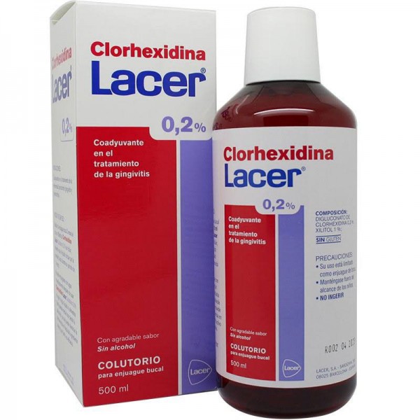 lacer clorhexidina 02 colutorio 500 ml