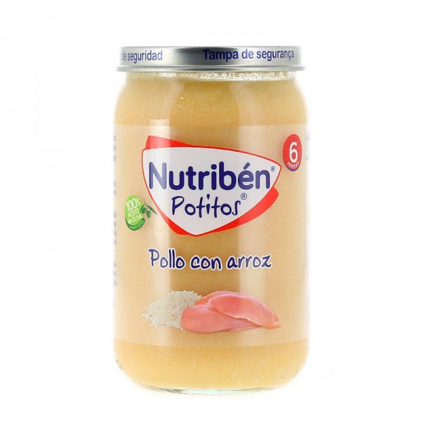 nutriben pollo con arroz potito 235 g