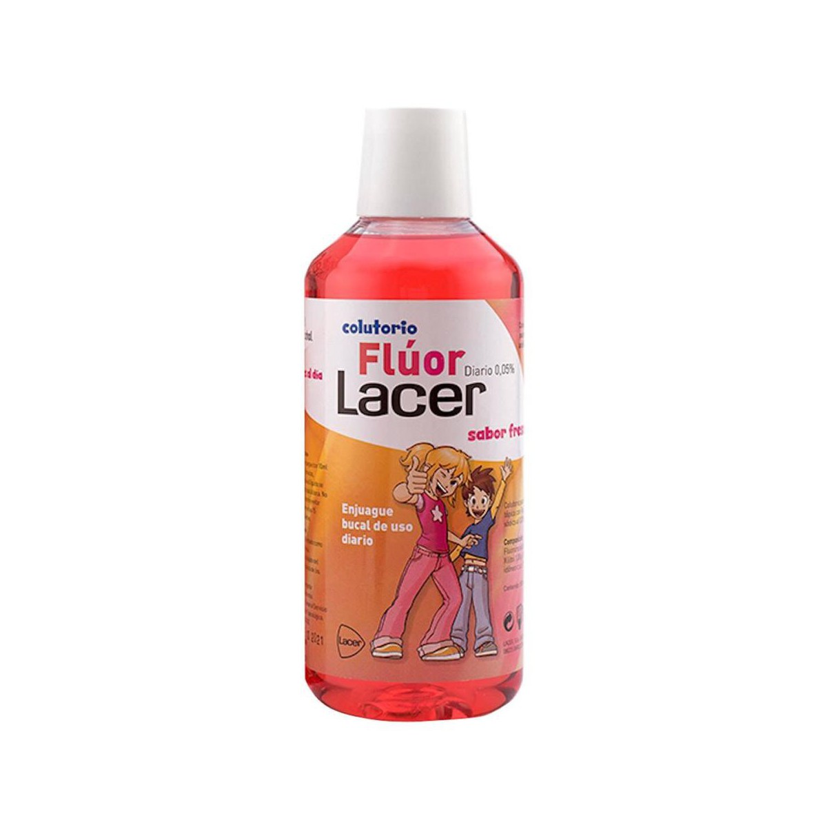 lacer colutorio fluor diario fresa 500 ml