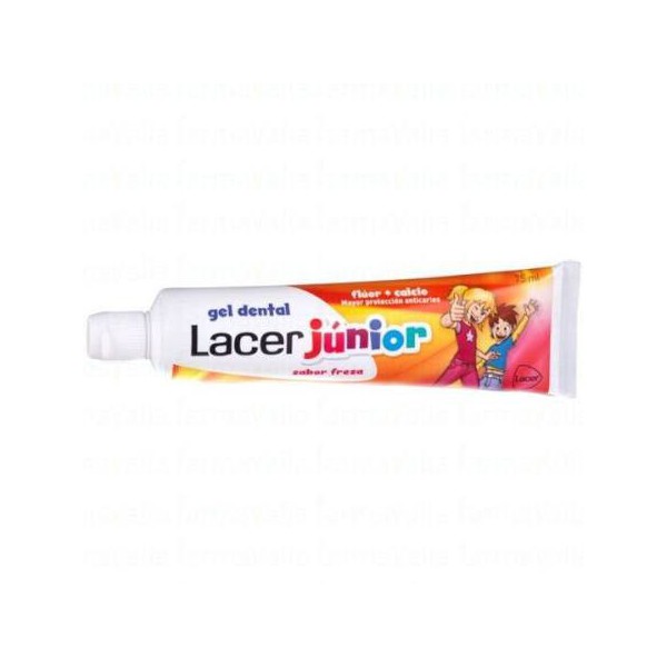lacer junior gel dental 75 ml fresa