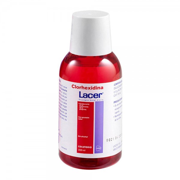 lacer colutorio clorhexidina 200 ml