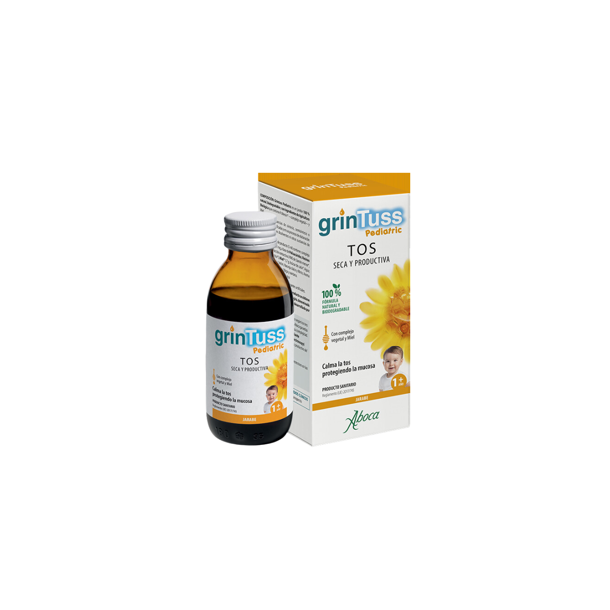 grintuss jarabe pediatrico 180g aboca en h5farmacia
