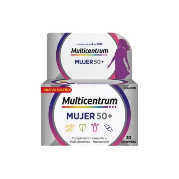 Multicentrum Mujer 50+ 30 Comprimidos en h5farmacia