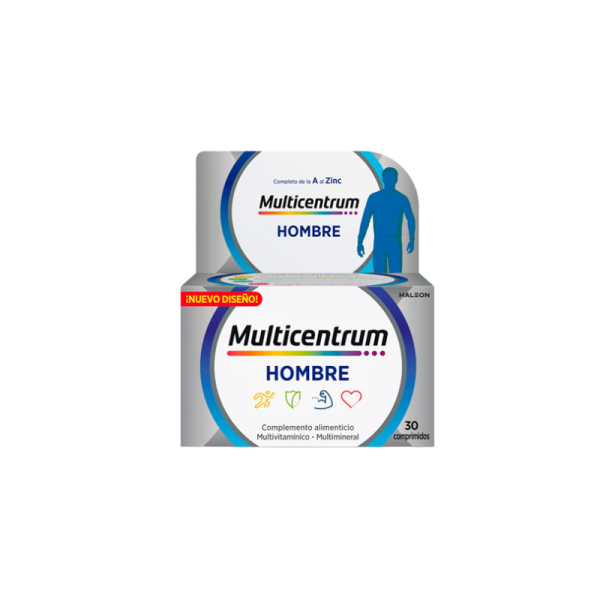 Multicentrum Hombre 30 Comprimidos en h5farmacia