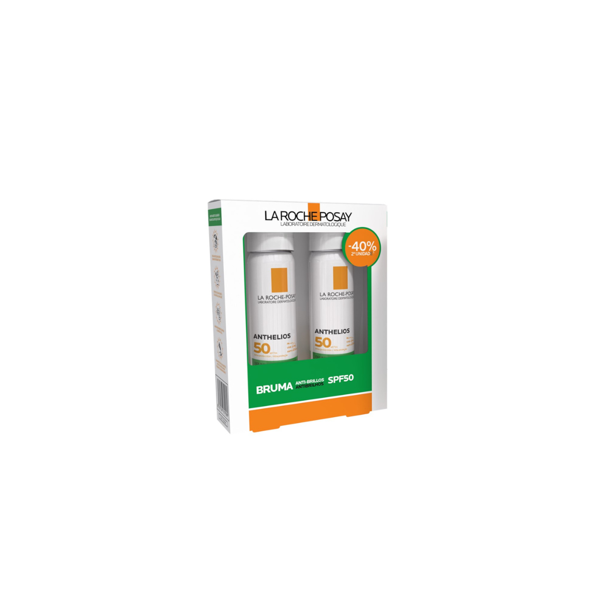 Duplo Anthelios Bruma Invisible SPF50 la roche posay en h5farmacia