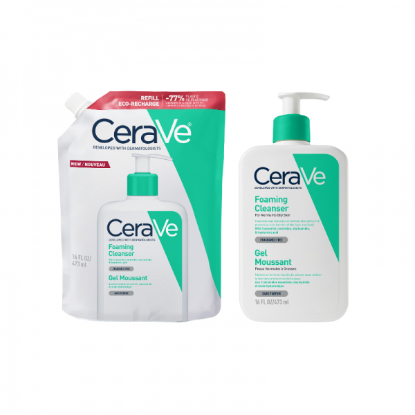 Recarga Cerave Gel Limpiador Espumoso 473 ml en H5farmacia