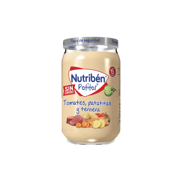 Potito Tomates, Patatitas y Ternera Nutribén en H5farmacia