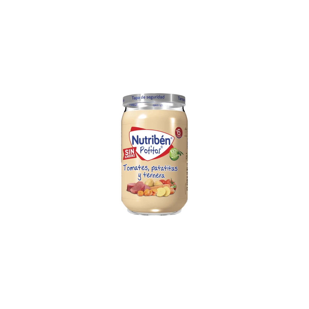 Potito Tomates, Patatitas y Ternera Nutribén en H5farmacia