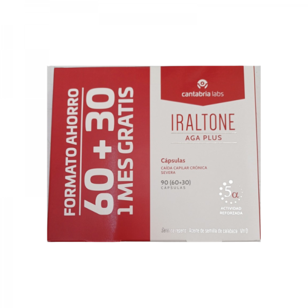 Pack Iraltone Aga Plus 60 + 30 Caps en h5farmacia