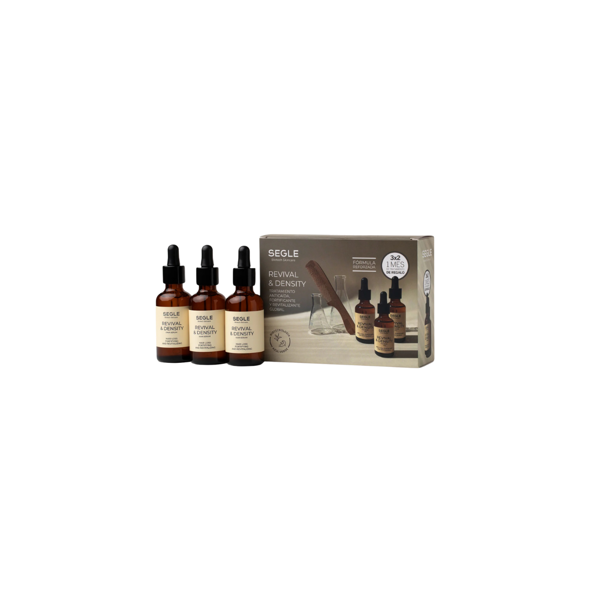 Triplo Sérum Capilar Revival & Density Segle en h5farmacia
