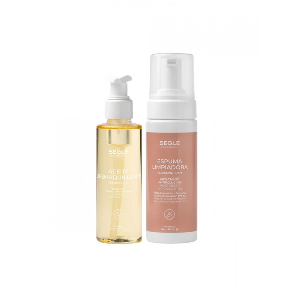 Pack Doble Limpieza Espuma + Aceite Segle