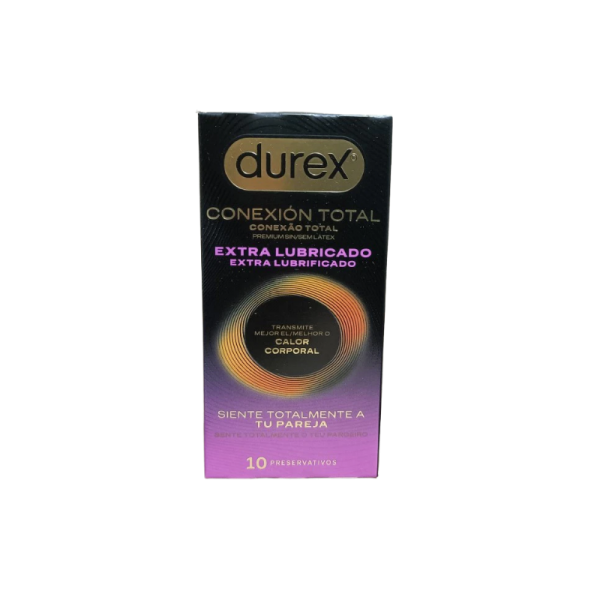 Preservativos Conexión Total Extra Lubricado 10Un Durex en H5farmacia