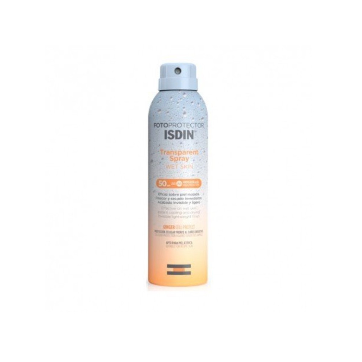 fotoprotector isdin transparent spray wet skin spf 50 250 ml en h5farmacia