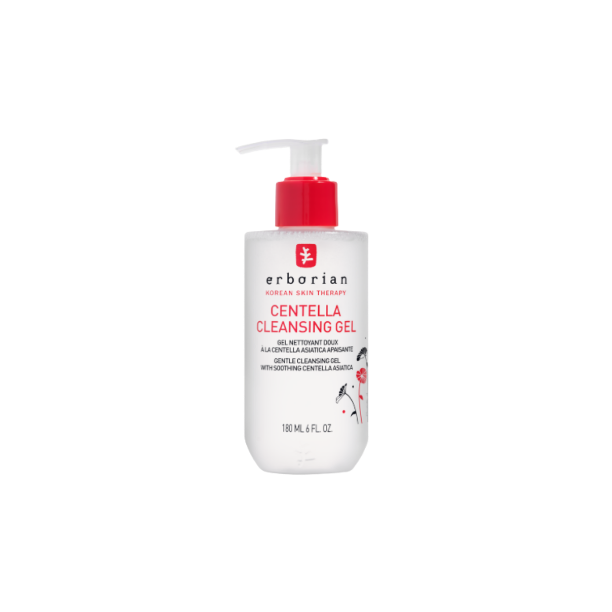 Centella Cleansing Gel - Gel limpiador facial 180ml Erborian en H5farmacia.