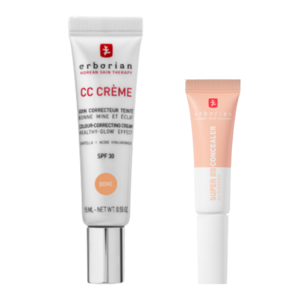 CC Crème doré 15ml, Super BB Concealer 5ml Erborian en H5farmacia.