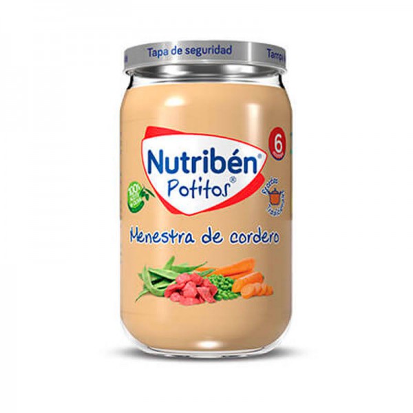 nutriben potito menestra de cordero 235 g