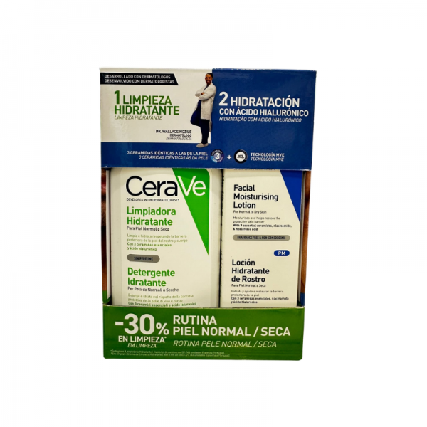 Pack Rutina Piel Normal/Seca Cerave