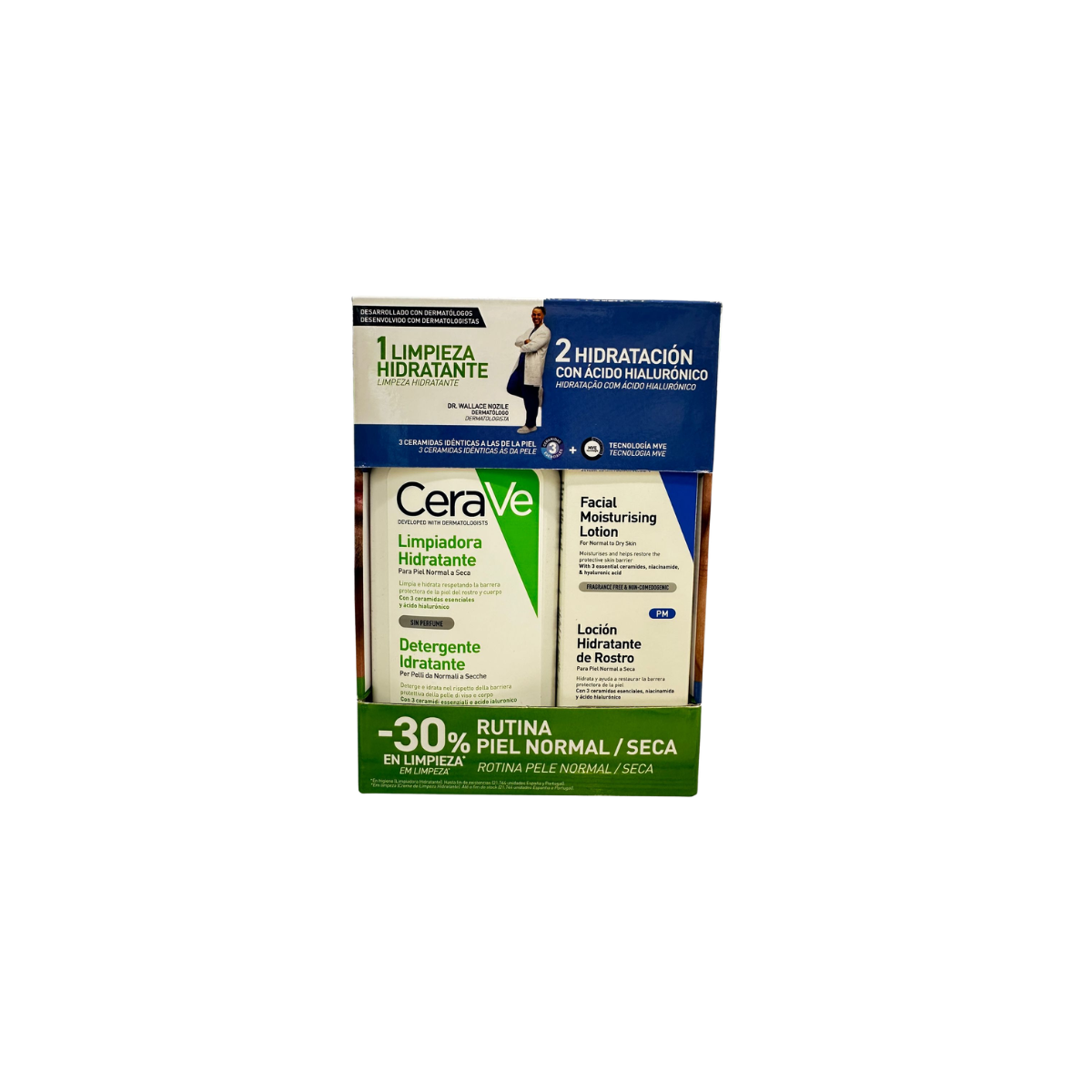 Pack Rutina Piel Normal/Seca Cerave