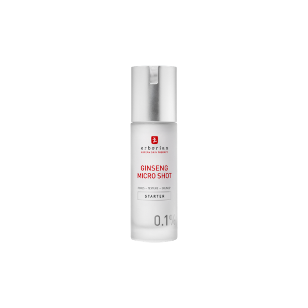 Ginseng Micro Shot Serum Micro-Infusion Retexturixant 0.1% 30ml Erborian en H5farmacia.