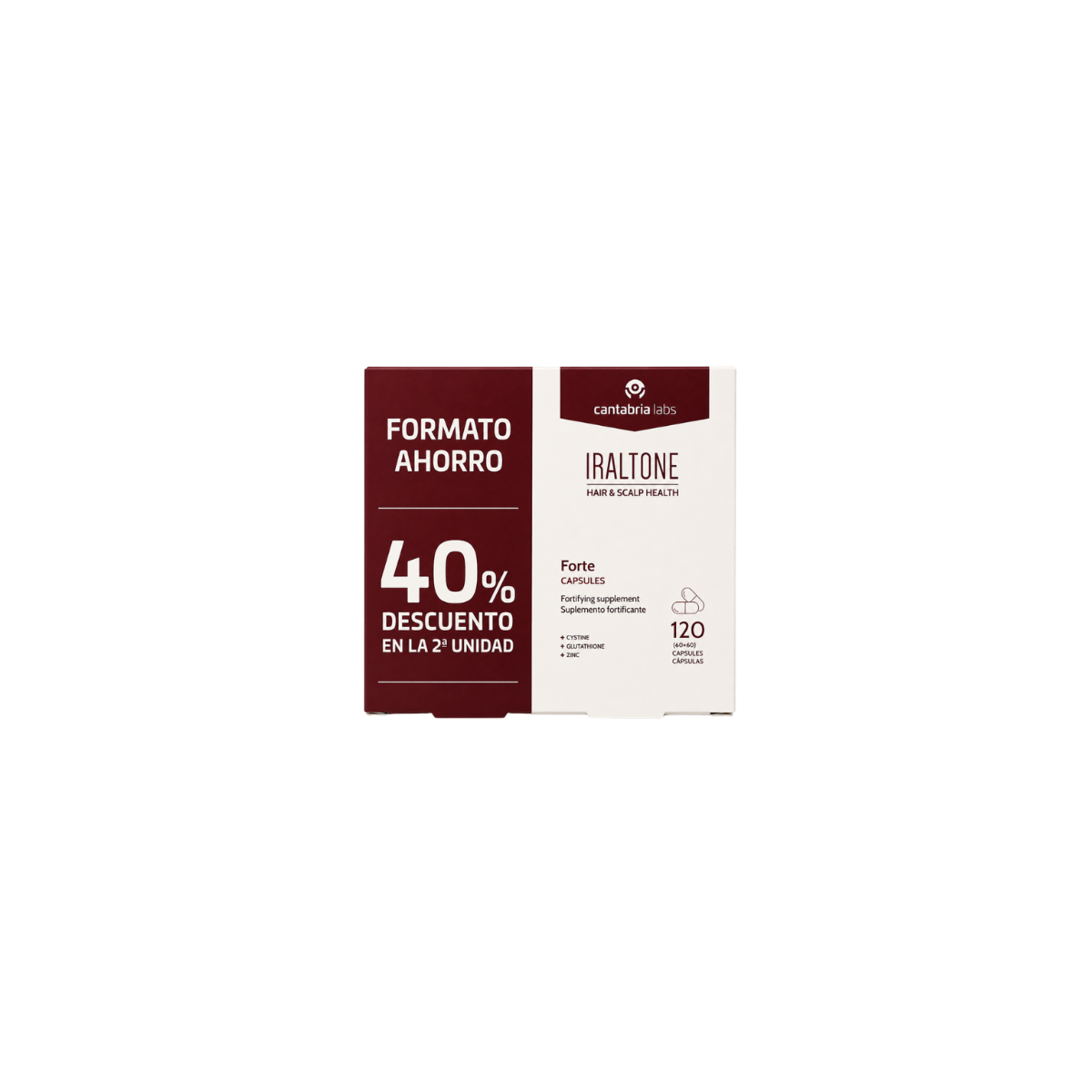 Pack Iraltone Forte CantabriaLabs en H5farmacia.