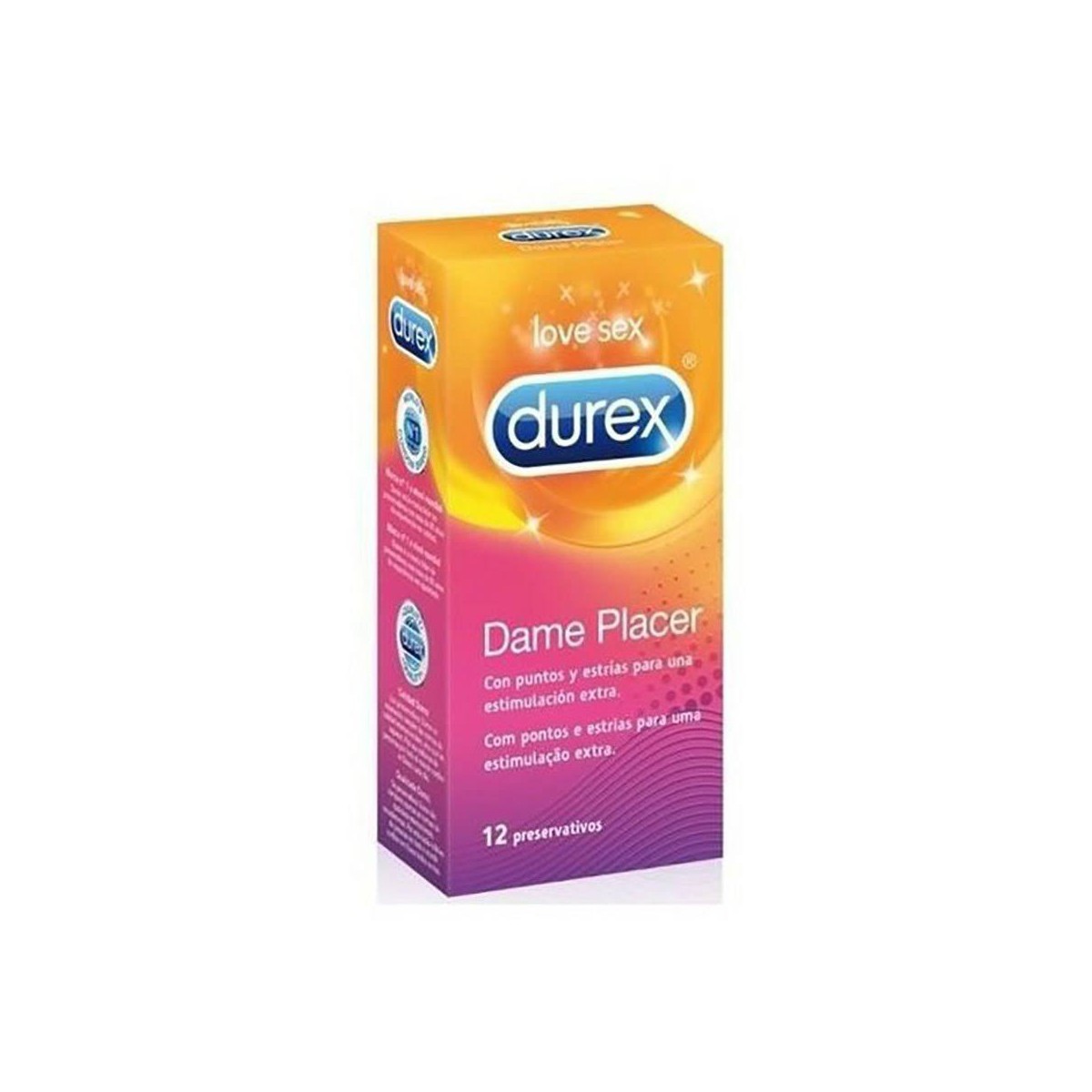durex dame placer 12 preservativos