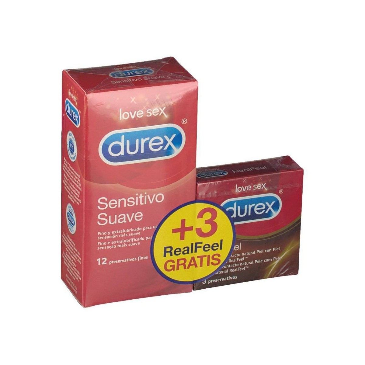 durex sensitivo suave 12 preservativos finos