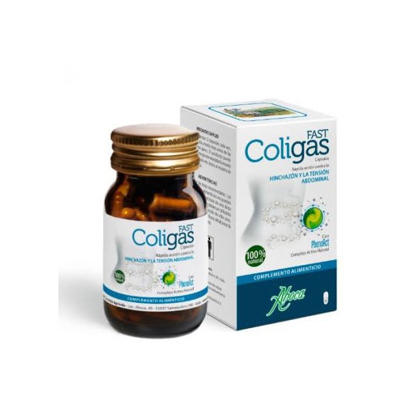 aboca coligas fast 50 capsulas en h5farmacia