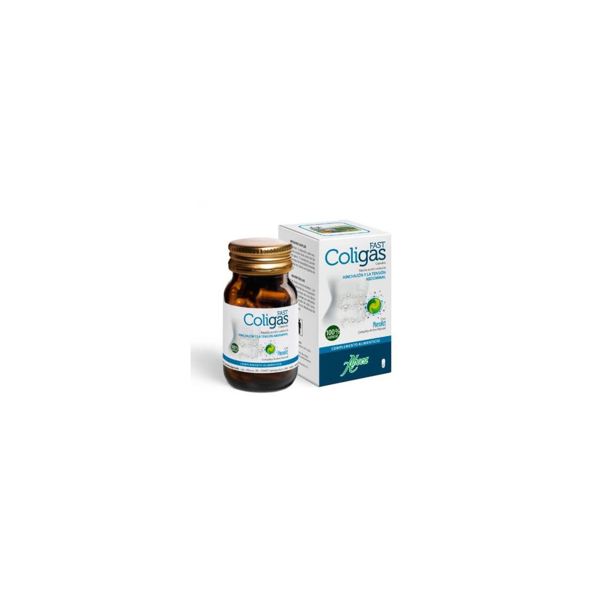 aboca coligas fast 50 capsulas en h5farmacia