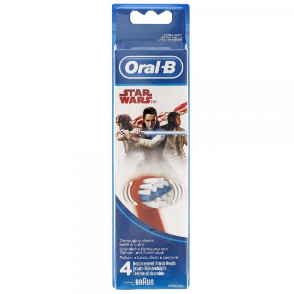 oral b recambio cepillo star wars 4 recambios