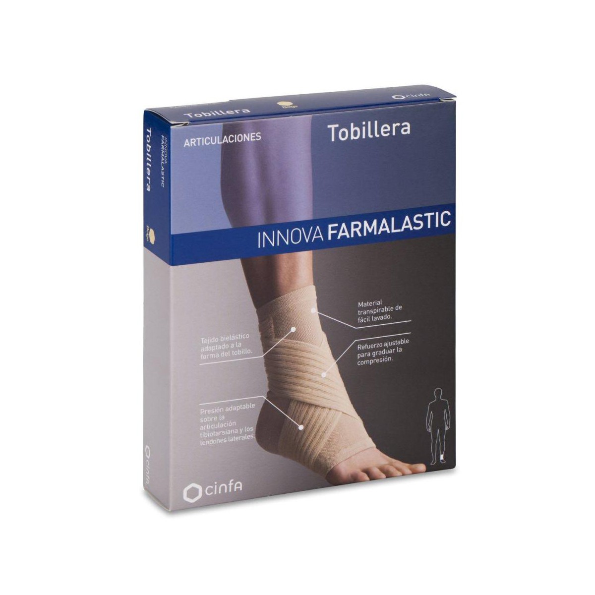 farmalastic tobillera innova talla pequena