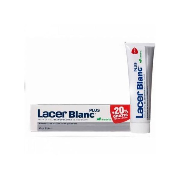 lacer lacerblanc plus pasta menta 125 ml